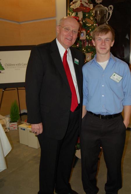 Mac Boyter and Ryan Allred at 2010 Children's Christmas Foundation Dinner